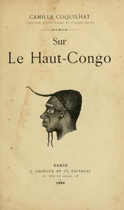 Cover of: Sur le Haut-Congo