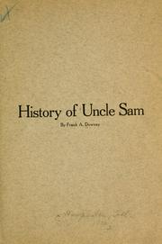 Cover image for History of Uncle Sam ..