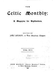 Cover of: The Celtic Monthly