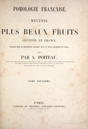 Cover of: Pomologie française
