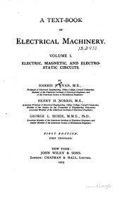 Cover of: A Text-book of Electrical Machinery: Volume 1. Electric, Magnetic, and ..