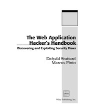 best books about Security The Web Application Hacker's Handbook