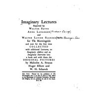 Cover of: Imaginary Lectures