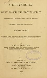 Cover of: Gettysburg: what to see