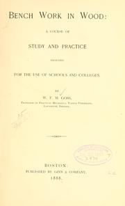 Cover of: Bench work in wood