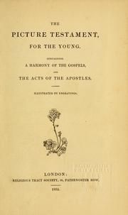 Cover of: The picture Testament for the young