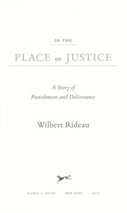 best books about prisons In the Place of Justice: A Story of Punishment and Deliverance