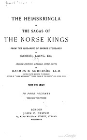 Cover of: Heimskringla; Lives/Saga of the Norse Kings