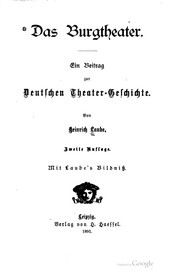 Cover of: Das Burgtheater
