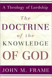 Cover of: The doctrine of the knowledge of God