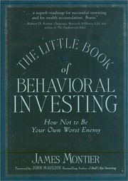 best books about Value Investing The Little Book of Behavioral Investing: How Not to Be Your Own Worst Enemy