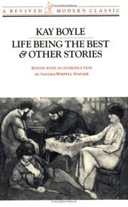 Cover of: Life being the best & other stories