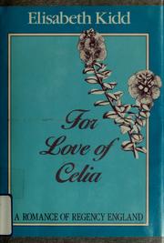 Cover of: For Love of Celia