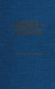 Cover of: Artificial intelligence in accounting and auditing