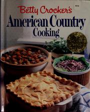 Cover of: Betty Crocker's American country cooking