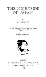 Cover of: The nightside of Japan