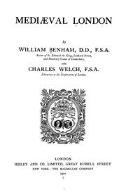 Cover of: Mediæval London