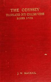 Cover of: Ὀδύσσεια