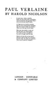 Cover of: Paul Verlaine