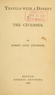 Cover of: Travels with a donkey in the Cévennes