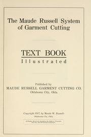 Cover of: The Maude Russell system of garment cutting