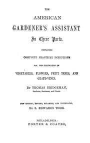 Cover of: The American gardener's assistant