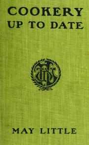 Cover of: Cookery up-to-date