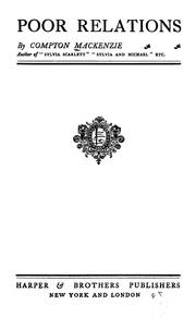 Cover of: Poor relations