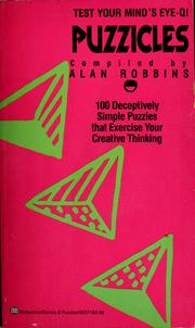 Cover of: Puzzicles