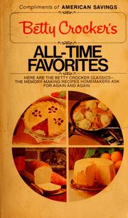 Cover of: Betty Crocker's All-time favorites.