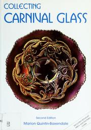 Cover of: Collecting carnival glass