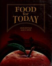 Cover of: Food for today