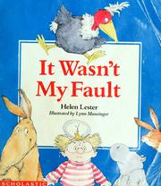 Cover of: It wasn't my fault