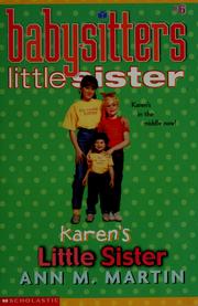 Cover of: Karen's Little Sister