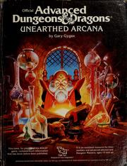 Cover of: Official Advanced Dungeons & Dragons: Unearthed Arcana