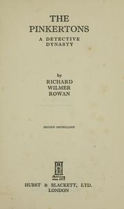 Cover of: The Pinkertons
