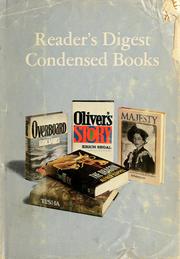 Cover of: Reader's Digest Condensed Books--Volume 3 1977
