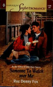 Cover of: Someone to watch over me