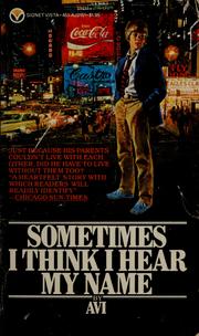 Cover of: Sometimes I Think I Hear My Name