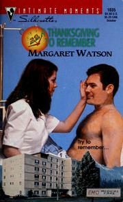 Cover of: A Thanksgiving to remember