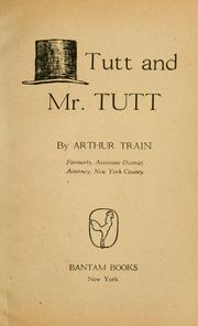 Cover of: Tutt and Mr. Tutt