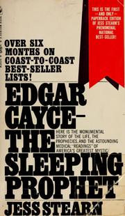 Cover of: Edgar Cayce, the sleeping prophet