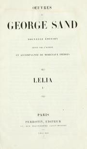 Cover of: Lélia