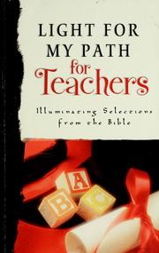 Cover of: Light for my path for teachers