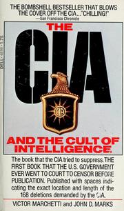 Cover of: The CIA and the cult of intelligence