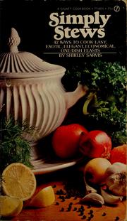 Cover of: Simply stews