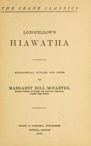 Cover of: The song of Hiawatha