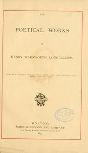 Cover of: The Song of Hiawatha and Other Poems