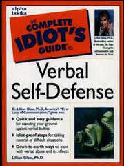 Cover of: The Complete Idiot's Guide to Verbal Self-Defense