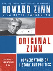 Cover of: Original Zinn: Conversations on History and Politics
